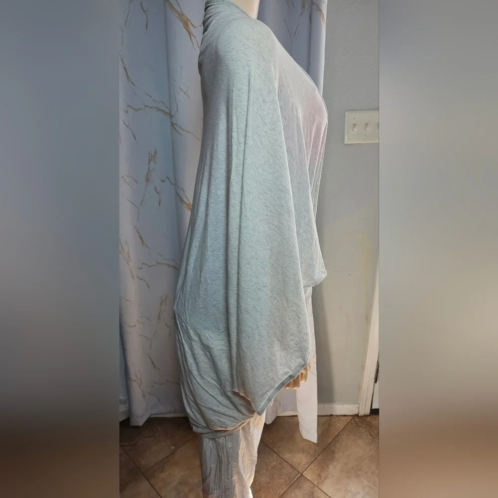 lululemon athletica Light Grey Draped Poncho